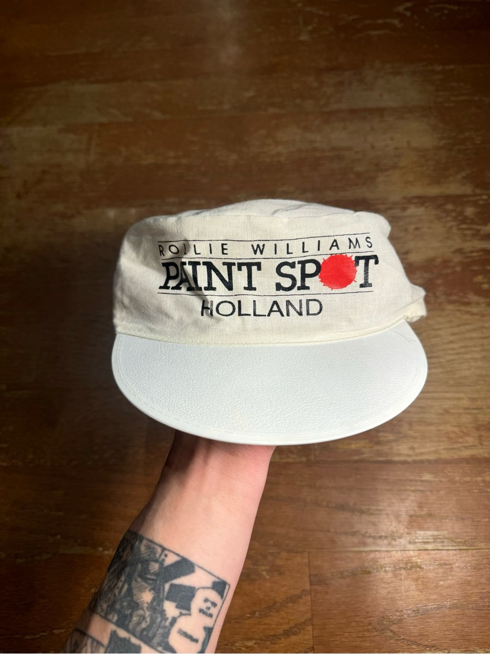 90s Vintage Rollie Williams Paint Spot Holland Hat